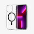 ACS03210 - iPhone 13 Pro Max Case Ultra Hybrid Mag Safe Compatible in white showing the back